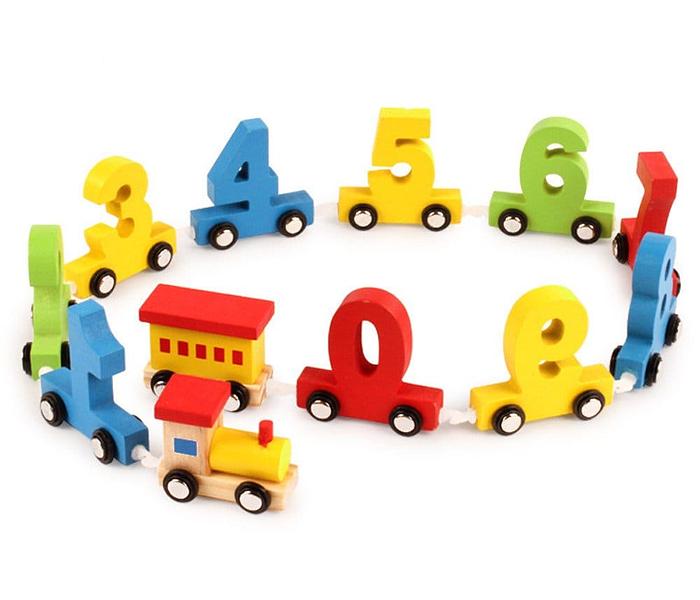Number Train Toy Counting Montessori For Boys and Girls Kids image