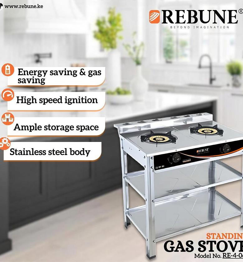 COOKER RANGE. 2 gas burner commercial  image