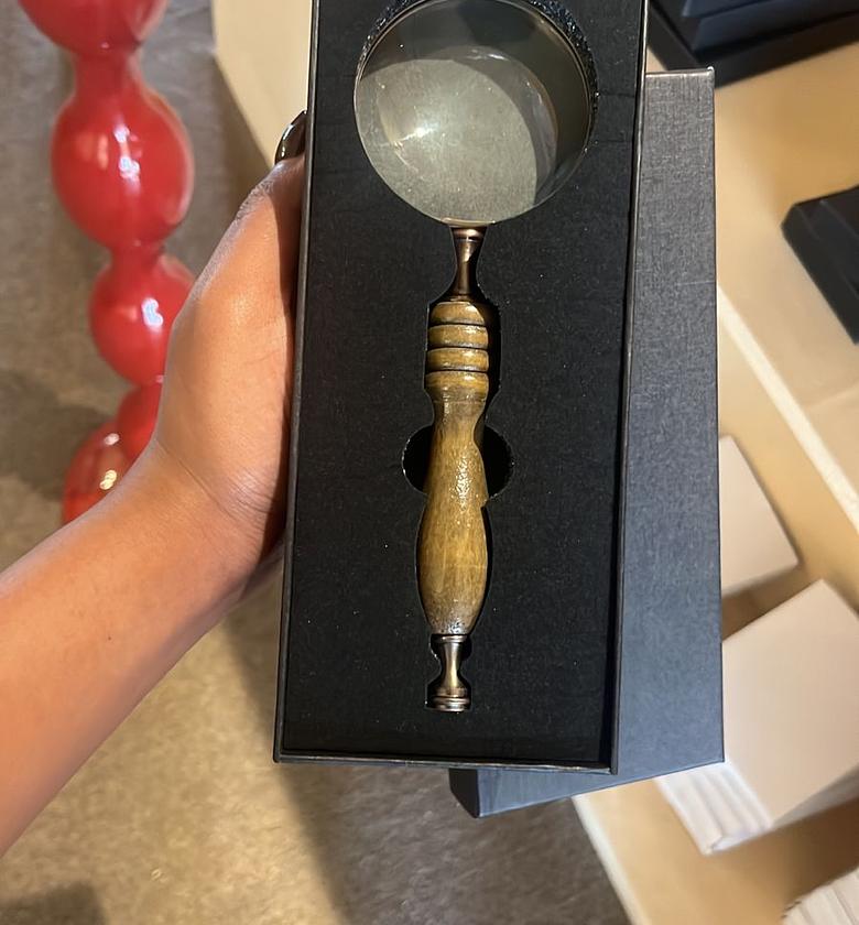 Vintage magnifying lense  image