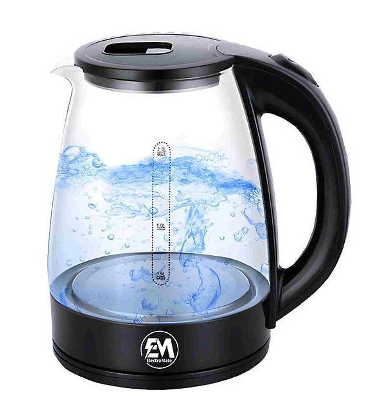 Em Glass Kettle 2.2L  Electric Jug Heater For Boiling Water – Ideal Kitchen Appliance image