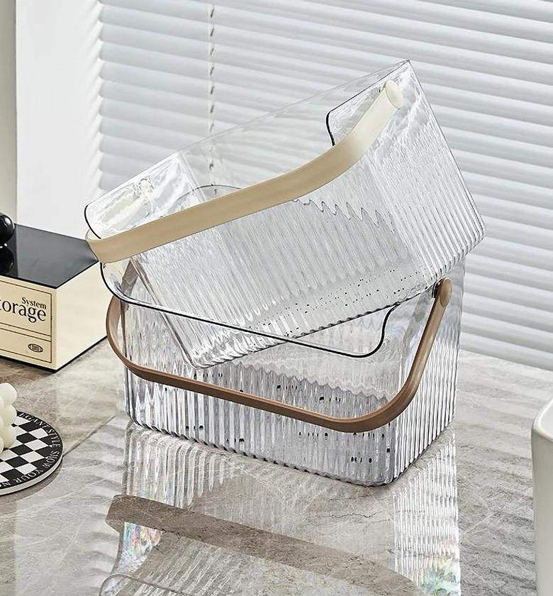 Multifunctional draining basket with handle image