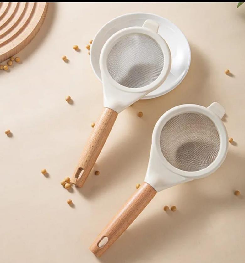 Wooden Hand Stainless Steel Mesh image