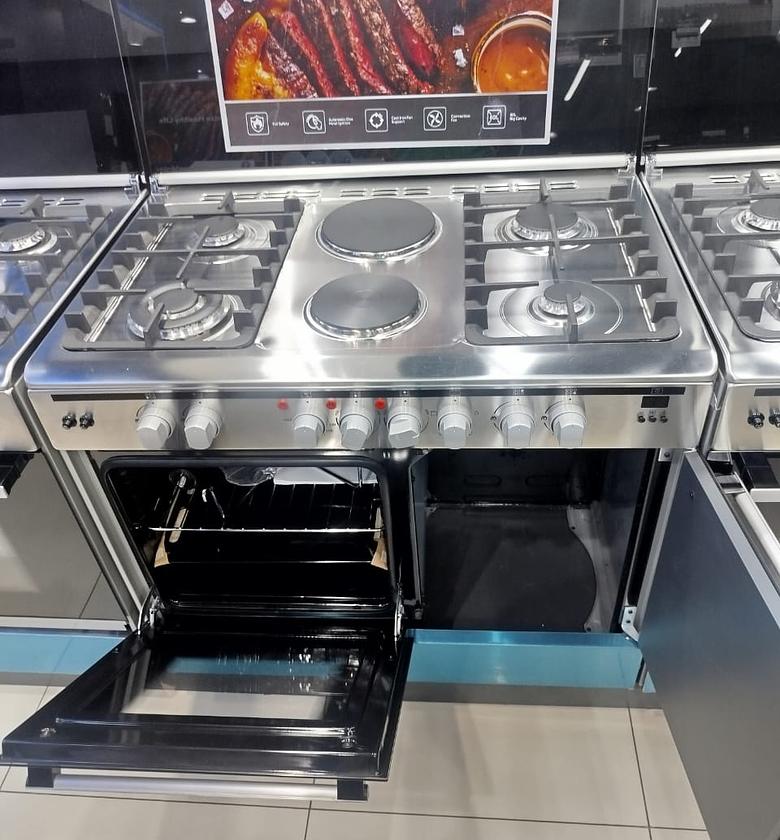 COOKER. 60*90 Haier 4+2 standing cooker with gas compartment image