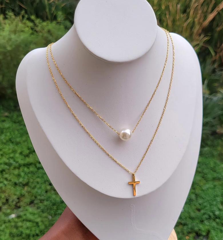 Cross and Pearl image