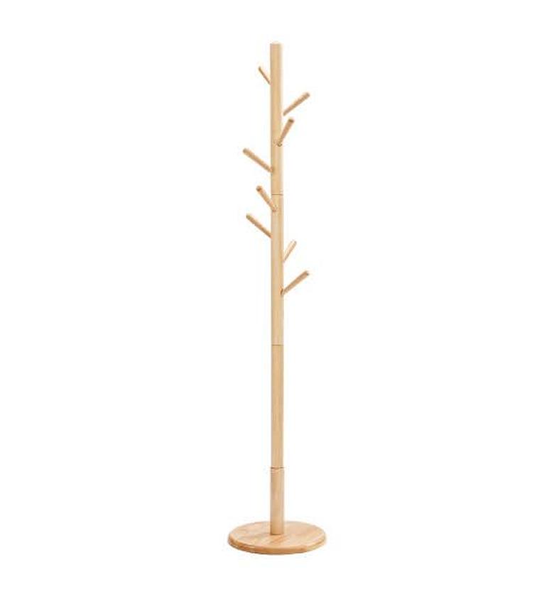 HANGING STAND. Coat Hanging Stand with 8 Hooks Wooden image