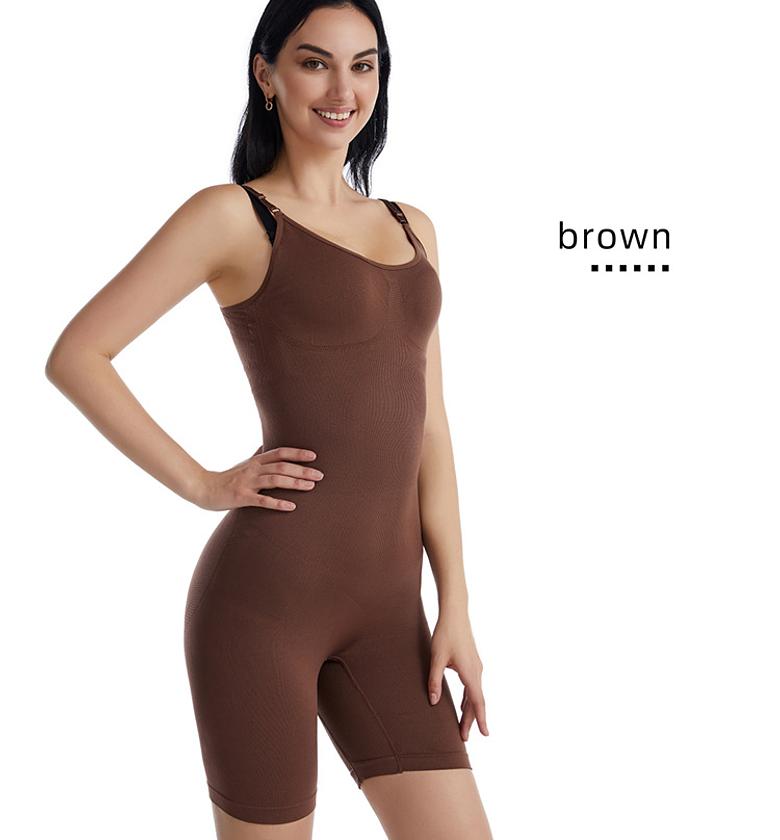 Women's Body Shaping Onesie Female Breast Support Gather Postpartum Corset Abdominal Slimming Waist Trainer  image