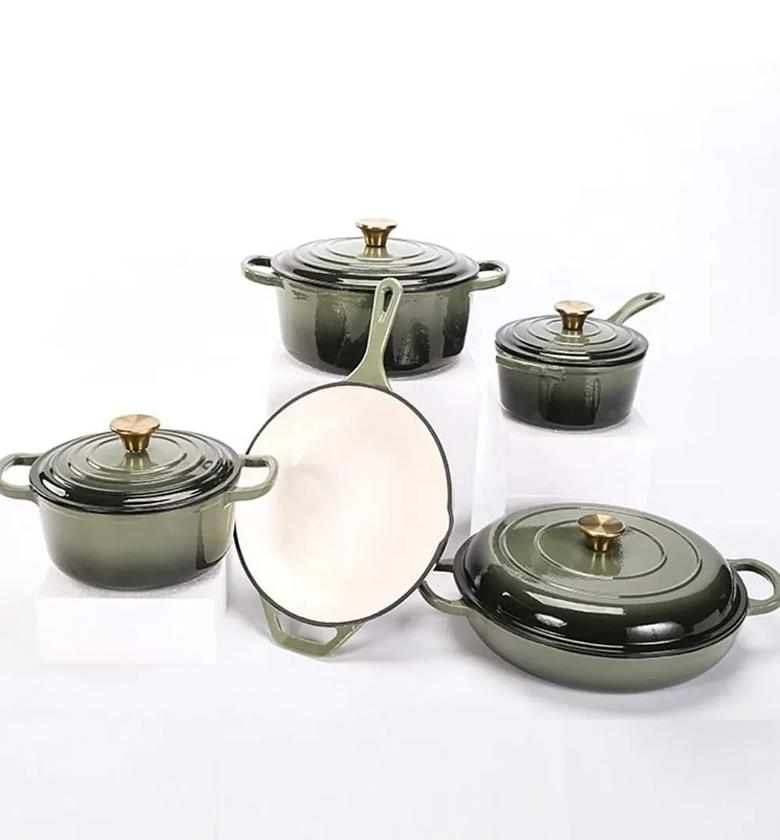 9pcs Set Cast Iron image