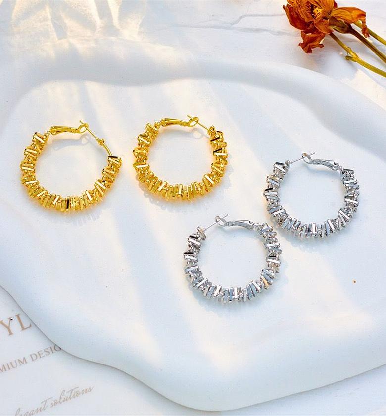 Radiant Glaze Hoop Earrings. image