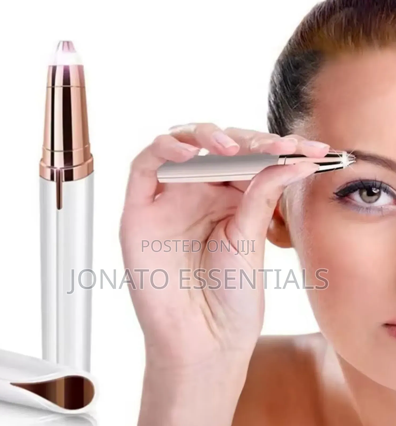 Electric Eyebrow Trimmer Pen Painless Facial Hair Remover Shaper image