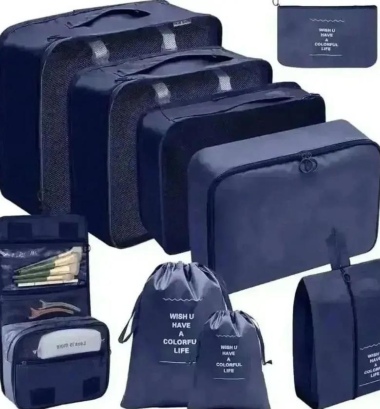 9pcs Luggage Travel Organizers For Suitcase image