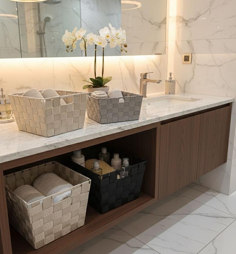 Wicker baskets image