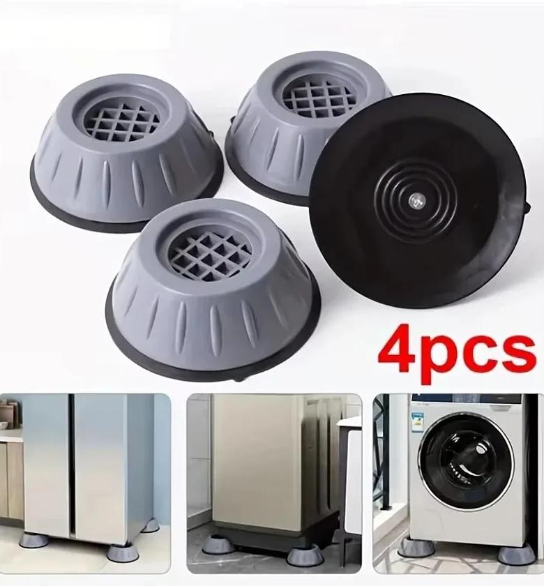 4pc Washing Machine Antivibration Pads, Sound Dampers image