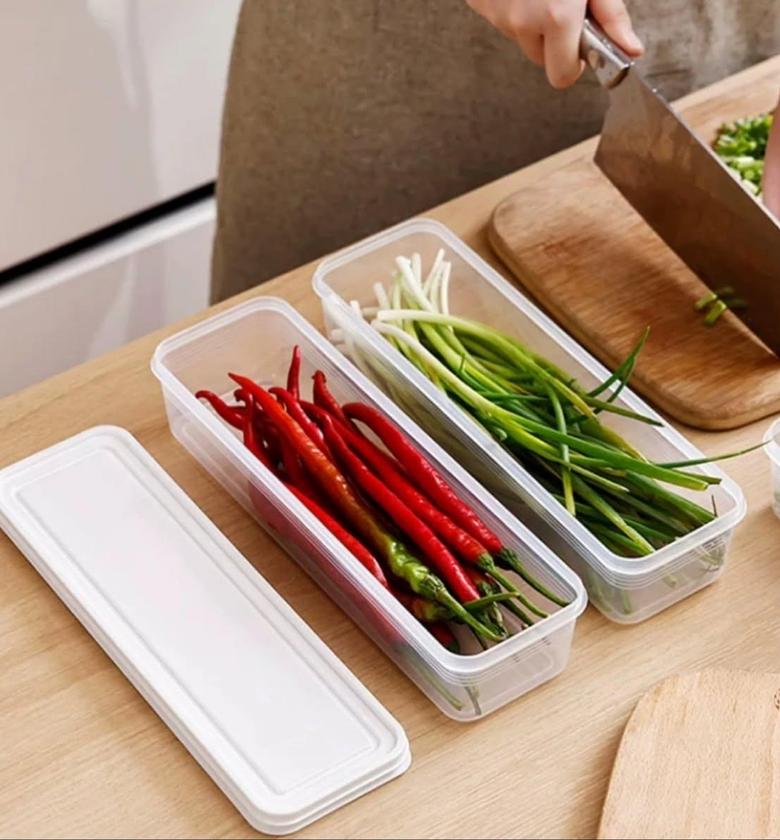 3pc Refrigerator herb storage containers  image