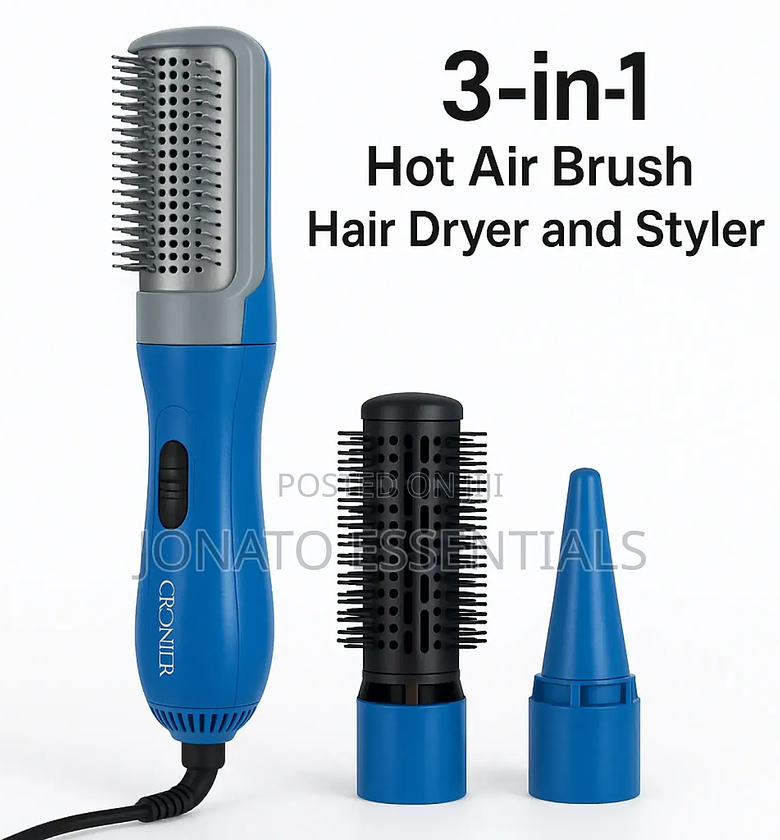 Cronier 3-in-1 Hot Air Brush Hair Dryer and Styler image