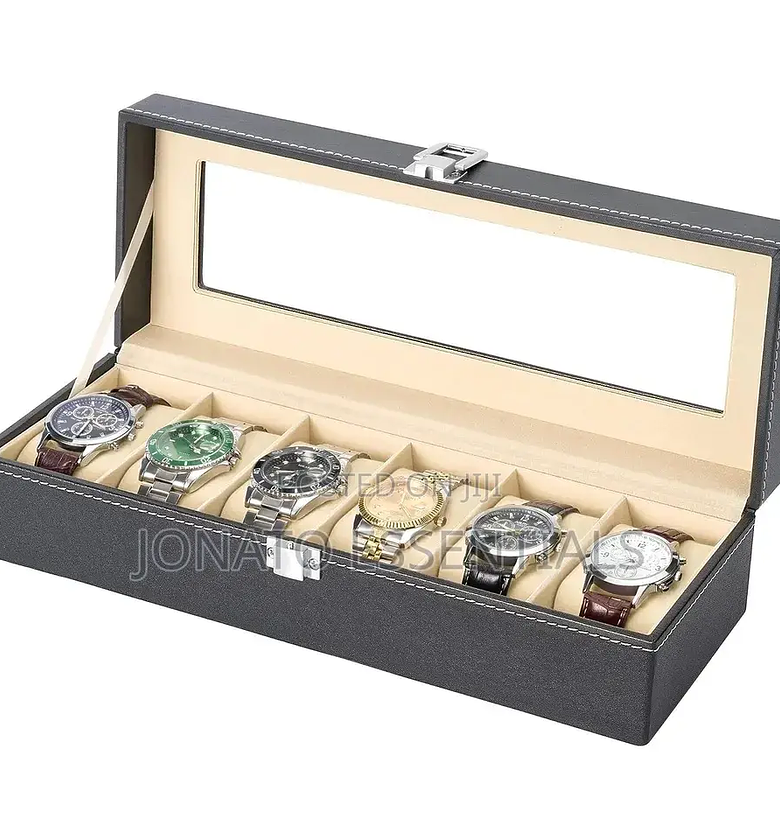 6 Slot Watch Organizer Box image