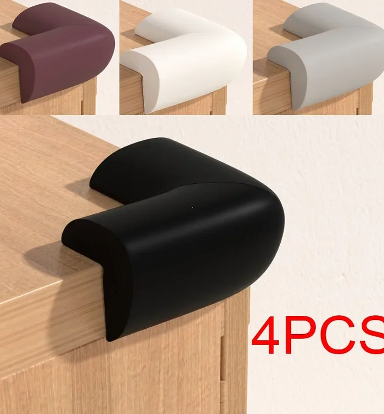 4pc Kids Corner Table Protector, Baby Safety Table Cover image