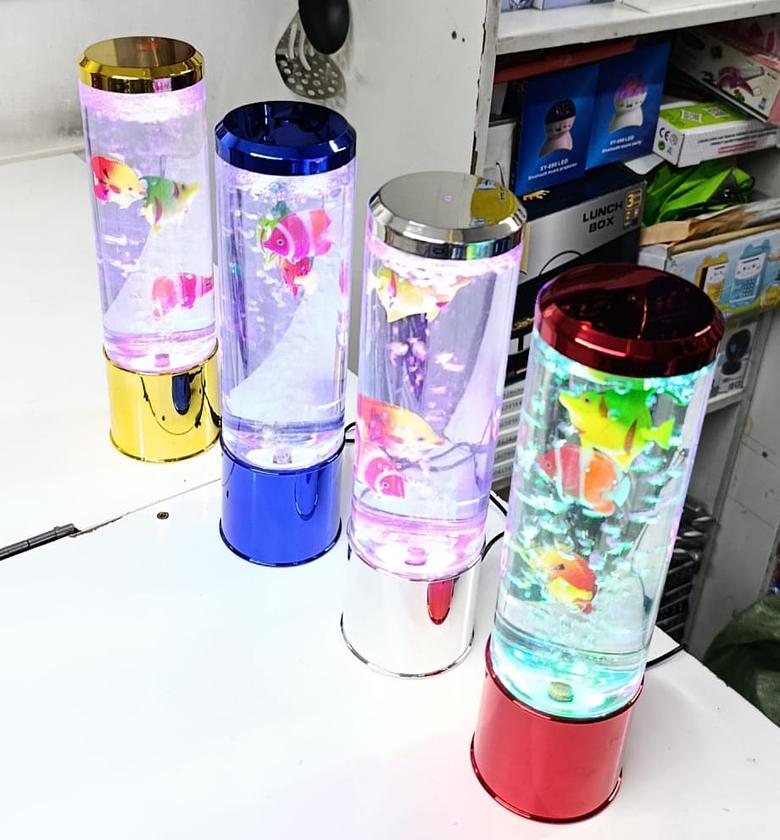 28cm LED Bubble Fish Lamp Aquarium Light for Home Decor image