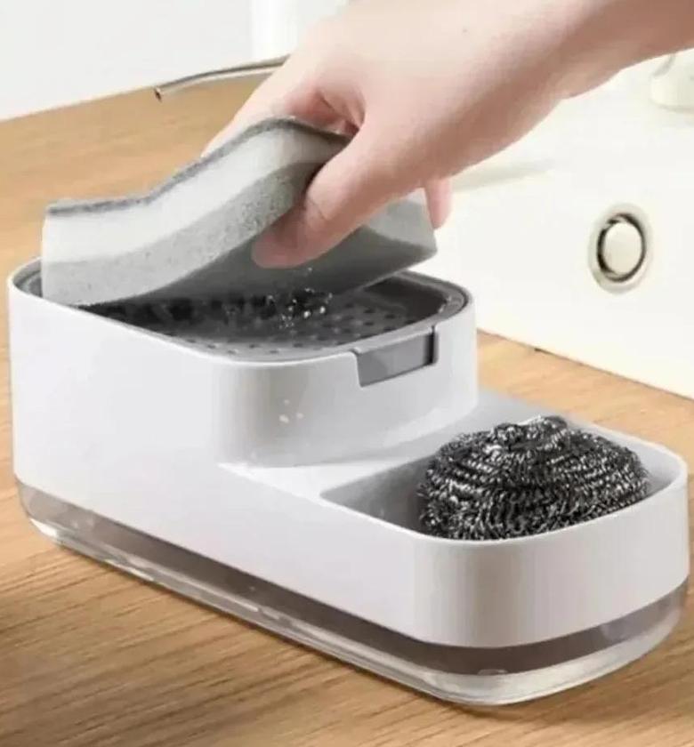 Kitchen countertop soap pump image