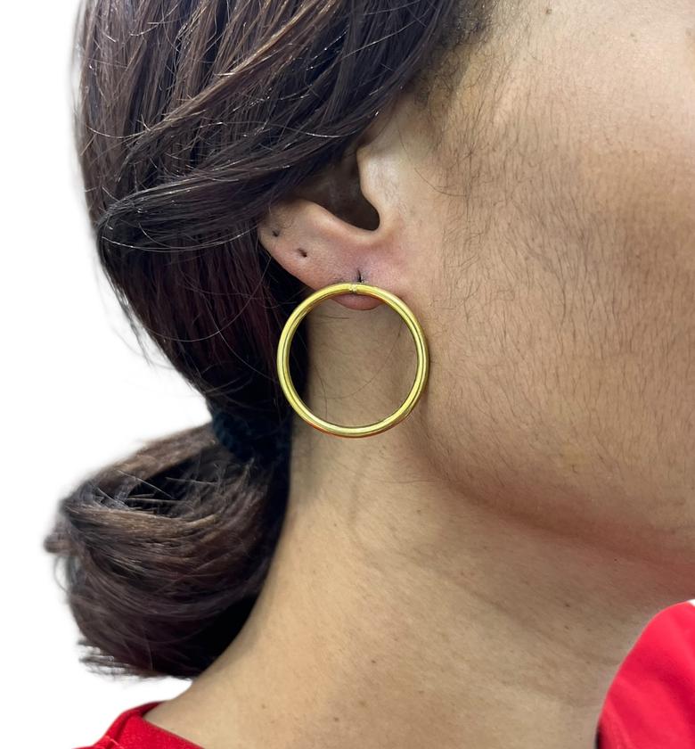 Ayo Brass Stud Earrings image