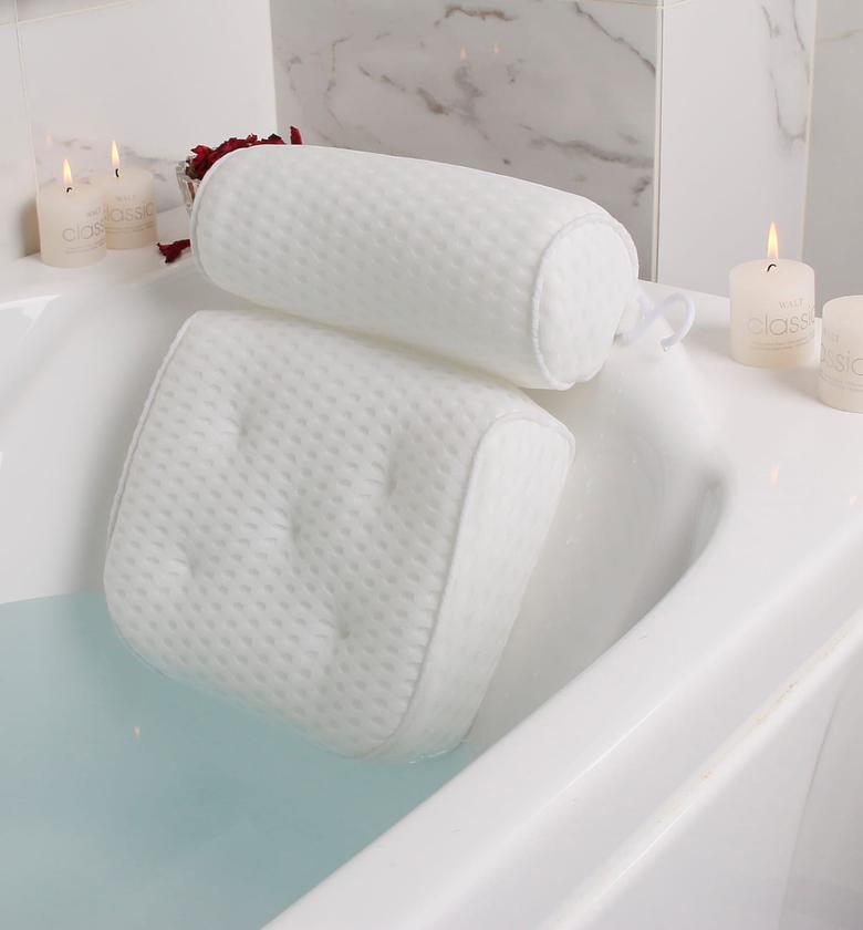 Anti-Slip Suction Cup Bathtub Pillow image