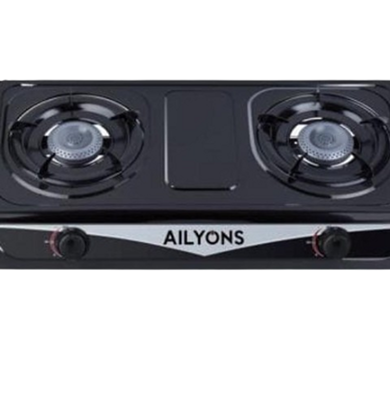 AILYONS 2 Burner Table Top stainless steel gas stove cooker image