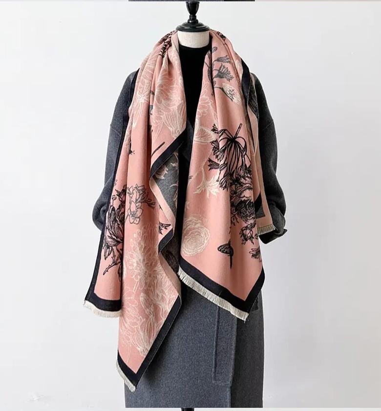 Cashmere Scarf - PEACH image