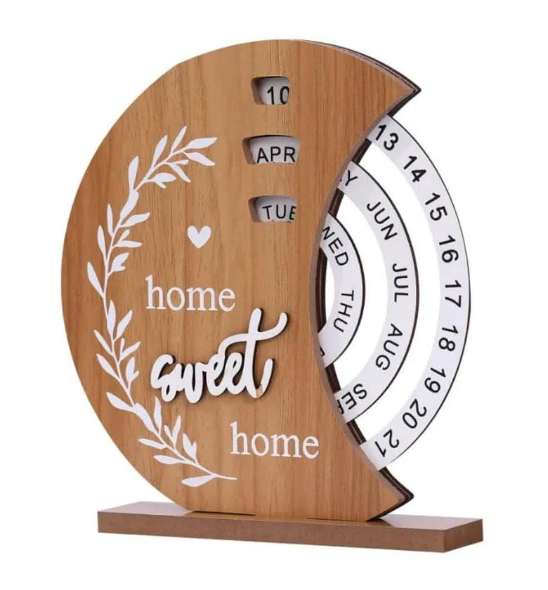 Wooden perpetual calendar image