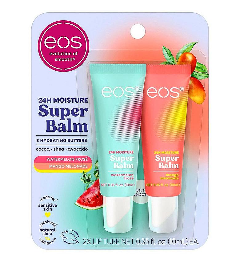 eos Honey Watermelon & Mango Melonade Lip Balm – 24H Moisture Super Balm image