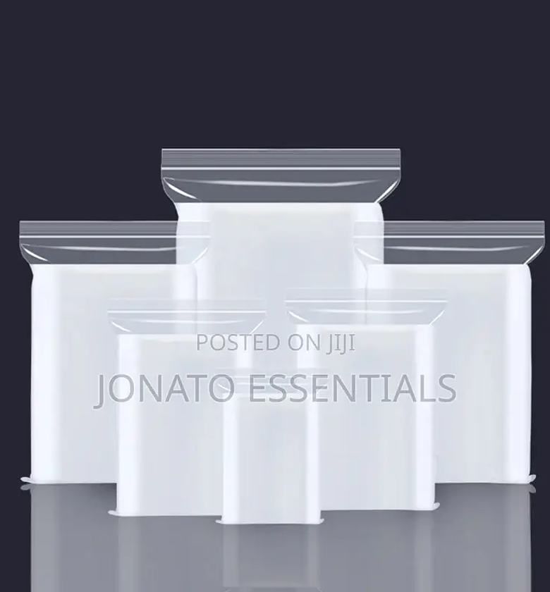 50pc Ziplock Storage Bags, Zip Seal Bags image