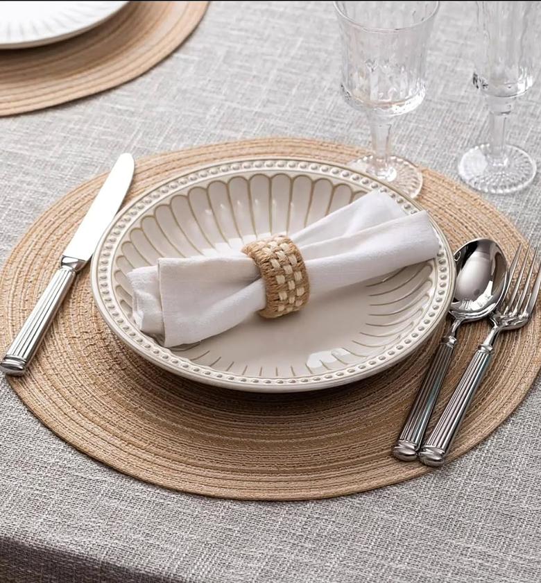 Artisan Ramie Woven Round Table Mats image