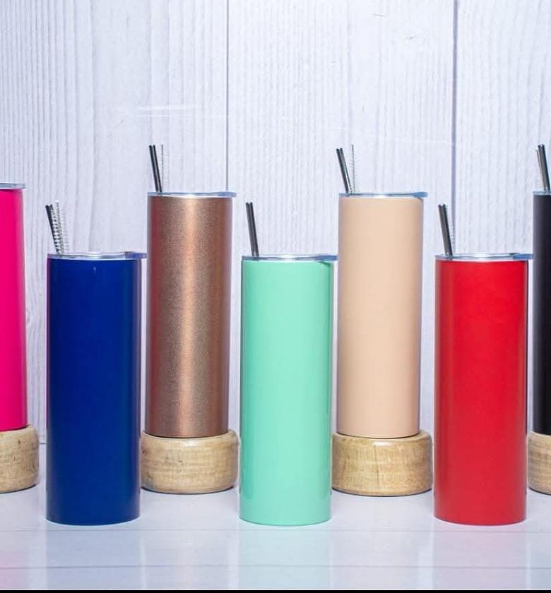 Thermal Tumbler Flask with Straw image