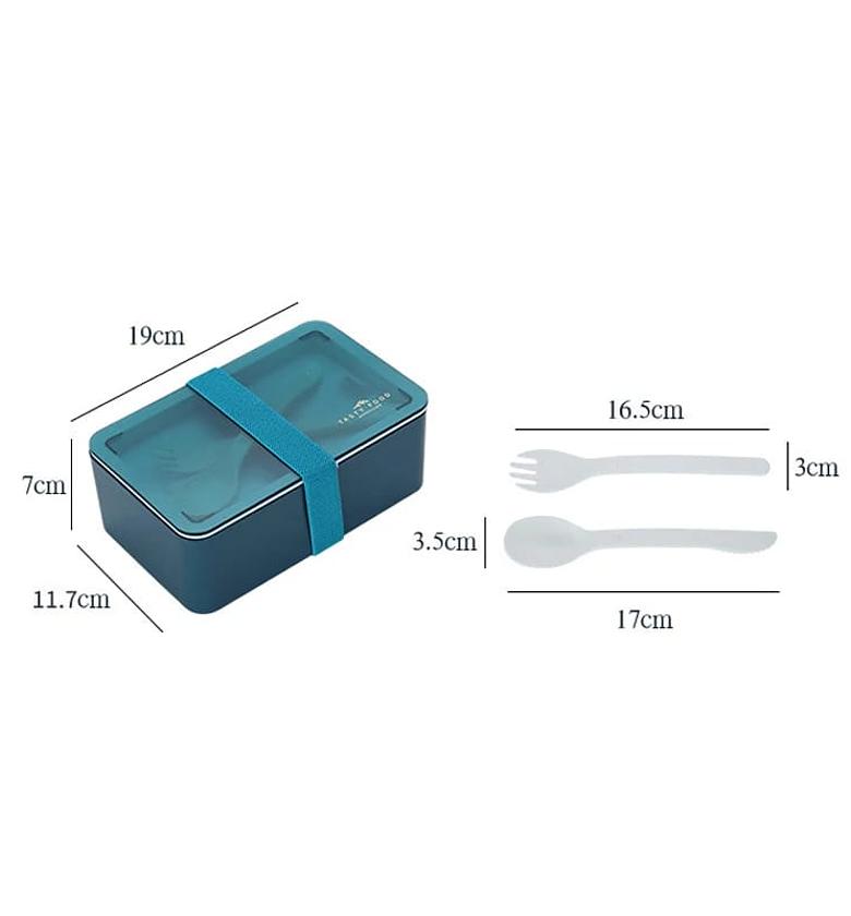 high-quality microwaveable large-capacity leak-proof student lunch box  image