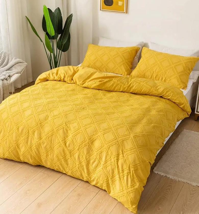 3pc tufted duvet cover set image