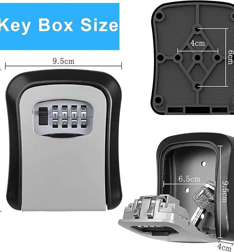 High Quality Metallic Safe Keys Lock Box image