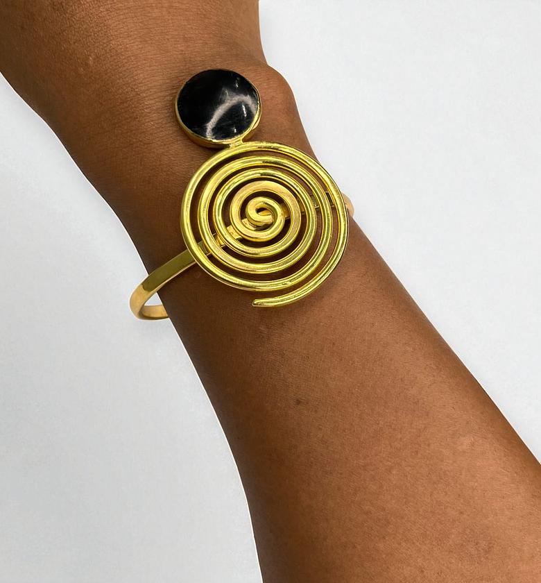 Zaire  Brass Bracelet Adjustable  image