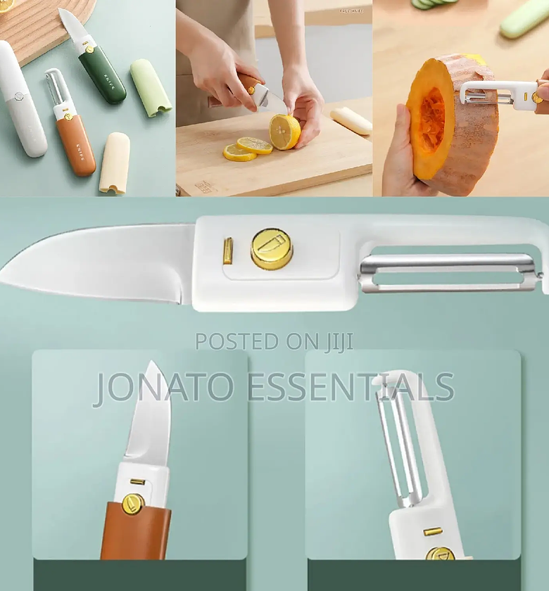 2 Function Pocket Fruit Knife Peeler image