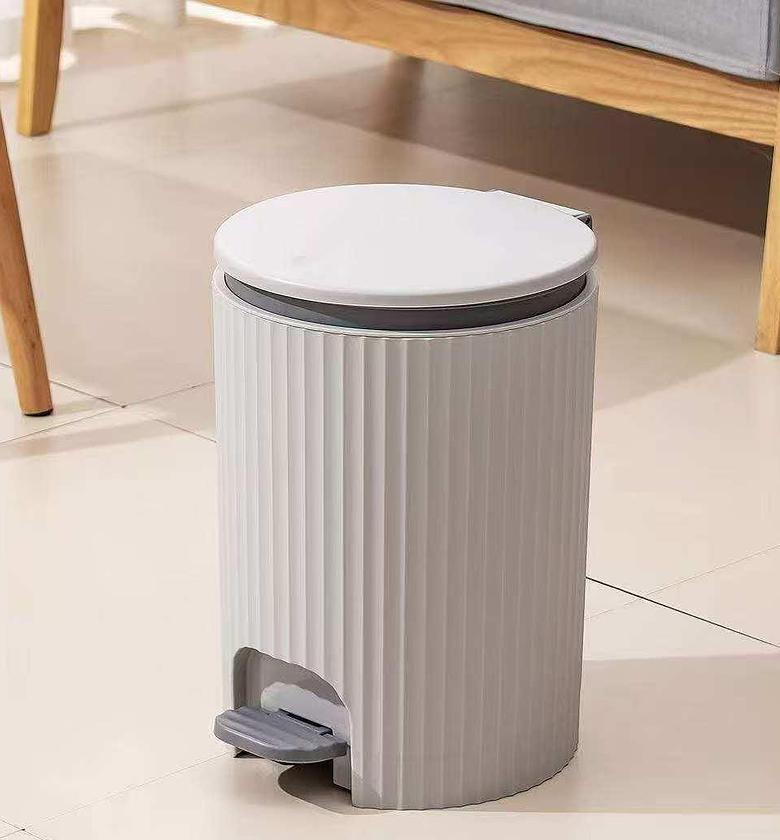 Household Pedal Dustbin –  Compact Trash Can image