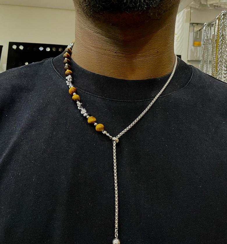 Golden Amber Asymmetric Y-Chain image