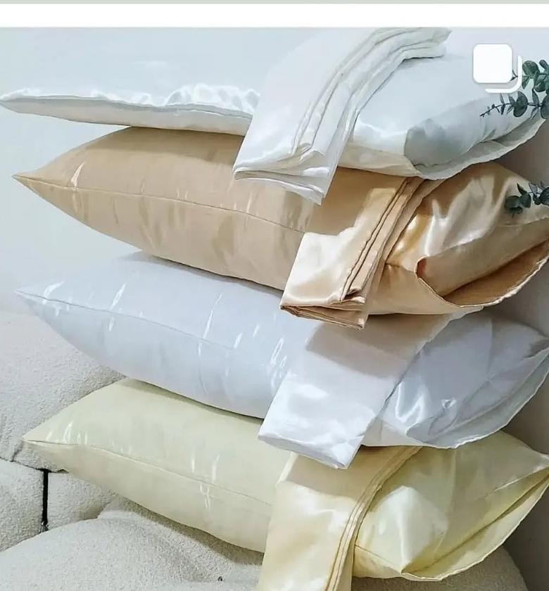 Satin Bed pillow cases  image
