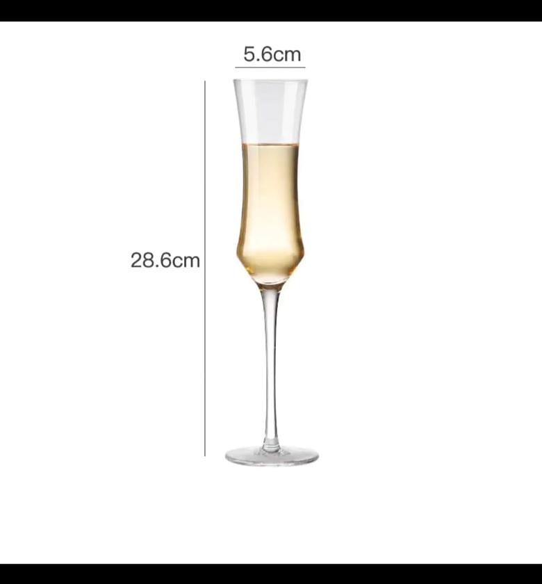 Elegant Crystal Champagne Glass Flutes image