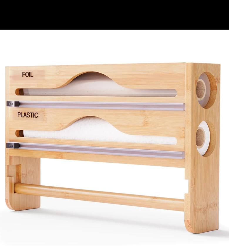 3 in 1 Wall Mounted Kitchen Wrap Cutter. image