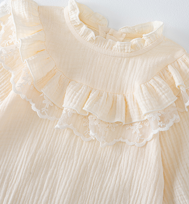Ivory Ruffle Sleepsuit image
