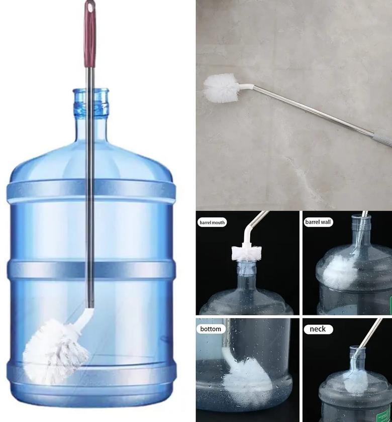 L Shaped Water Bottle or Barrel Cleaning Brush image