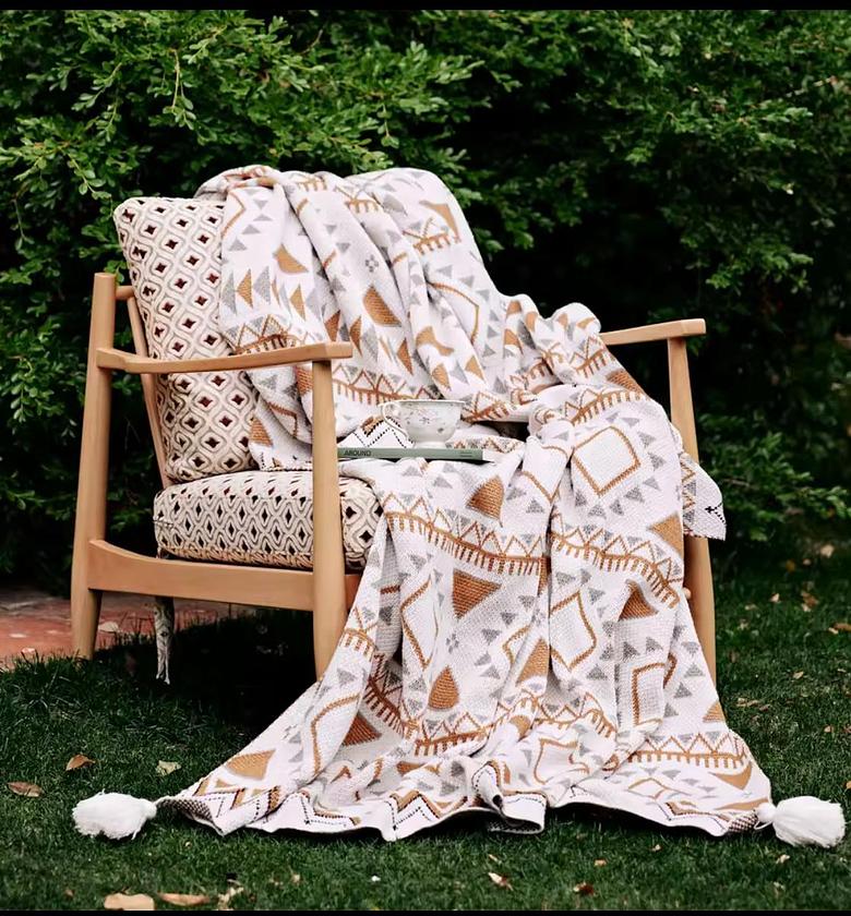 Knitted throw blankets  image