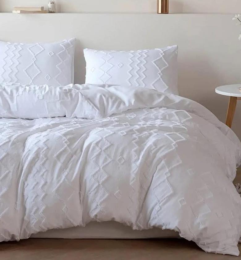 3pc tufted duvet cover set image