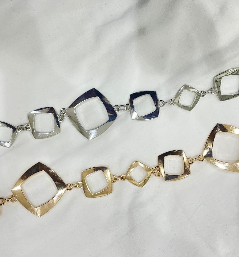 Geometric Square Link Chain Belt image