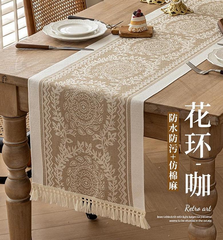 Nordic  Table Runner  Table Placemats Tablecloth image