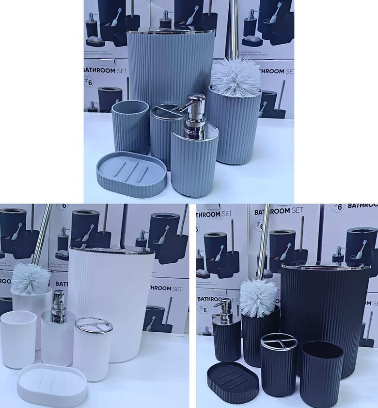6-Piece Bathroom Accessories Set image