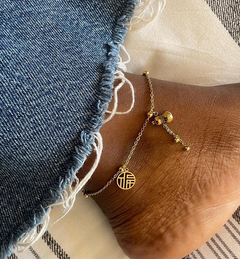 Fortune Cascade Charm Anklet image