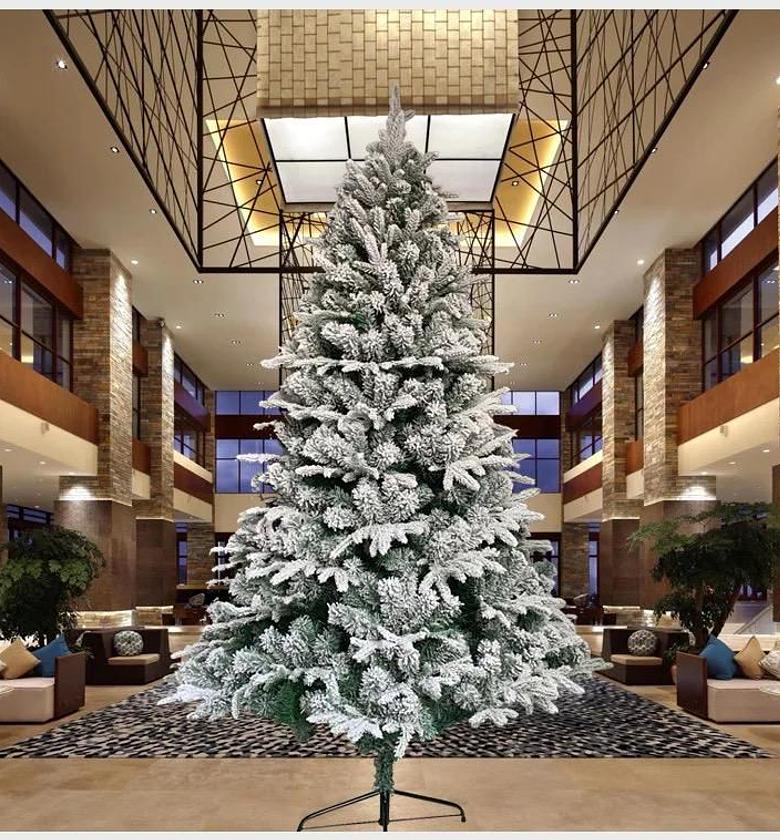Alpine Majesty Flocked Christmas Tree image
